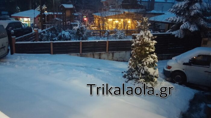 Χιονόπτωση στην Ελάτη Τρικάλων [photos] - Φωτογραφία 11