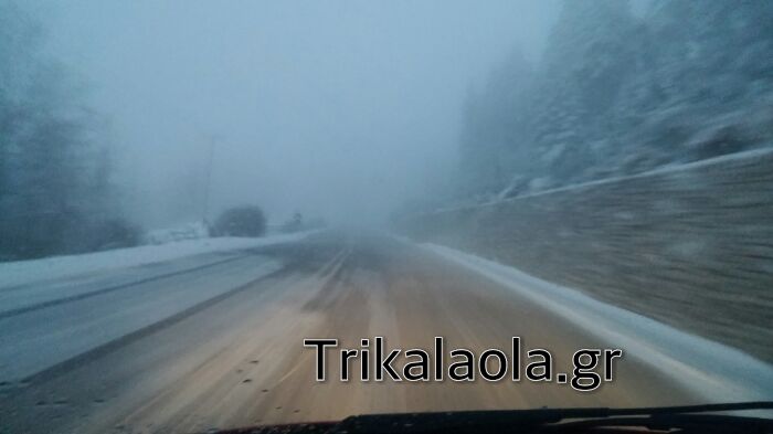 Χιονόπτωση στην Ελάτη Τρικάλων [photos] - Φωτογραφία 5