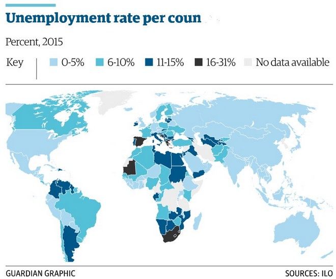 Η Ελλάδα ανάμεσα στις 10 χώρες με την υψηλότερη ανεργία στον κόσμο... - Φωτογραφία 3