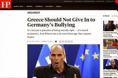 «Η Ελλάδα δεν πρέπει να ενδώσει στον γερμανικό εκφοβισμό»