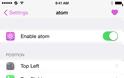 atom (iOS 8): Cydia tweak new v1.0.1 ($2.99) - Φωτογραφία 4