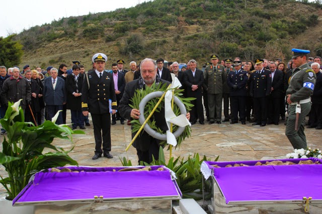 Χαιρετισμός του ΑΝΥΕΘΑ Κώστα Ήσυχου στο Μνημόσυνο για τους 212 Έλληνες που εκτελέστηκαν από τα γερμανικά στρατεύματα κατοχής στη θέση Βίγλες Μεγαλόπολης στις 24.2.1944 - Φωτογραφία 7