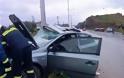 Πάτρα: Όχημα καρφώθηκε σε κολώνα του Παμπελοποννησιακού