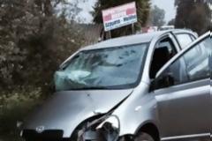 Τρελή πορεία αυτοκινήτου λόγω ολισθηρότητας - Σε σοκ ο οδηγός