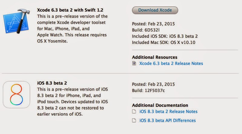 Η Apple κυκλοφόρησε την ios 8.3 beta 2 για τους προγραμματιστές - Φωτογραφία 2