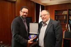 Συνάντηση ΑΝΥΕΘΑ Κώστα Ήσυχου και ΥΦΕΘΑ Νίκου Τόσκα με Σέρβο Πρέσβη