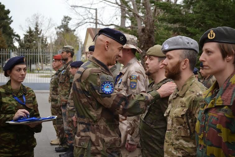 Τελευταία παρασημοφόρηση στο Στρατηγείο της EUFOR RCA στη Λάρισα - Φωτογραφία 3