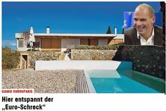 Η Bild ξαναχτυπά με τίτλο: Γιάνης Βαρουφάκης - Eδώ χαλαρώνει ο Ευρώ-τρόμος