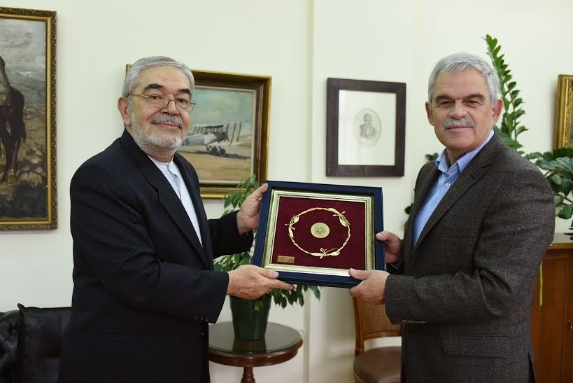 Συνάντηση του ΥΦΕΘΑ Νίκου Τόσκα με τον Πρέσβη του Ιράν Behnam Behrouz - Φωτογραφία 1