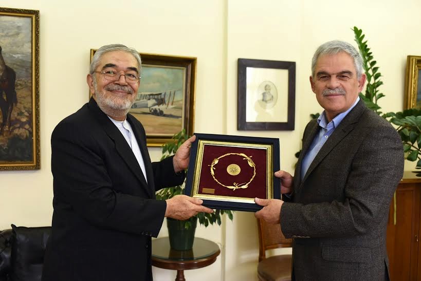 Συνάντηση του ΥΦΕΘΑ Νίκου Τόσκα με τον Πρέσβη του Ιράν Behnam Behrouz - Φωτογραφία 2