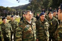 Φωτό από την επίσκεψη του ΥΕΘΑ Πάνου Καμμένου σε Ακριτικά Νησιά