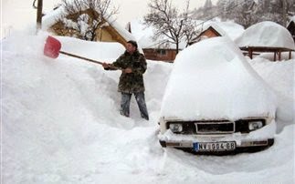 Έμεινε χωρίς ρεύμα η Σερβία από τα χιόνια - Φωτογραφία 1