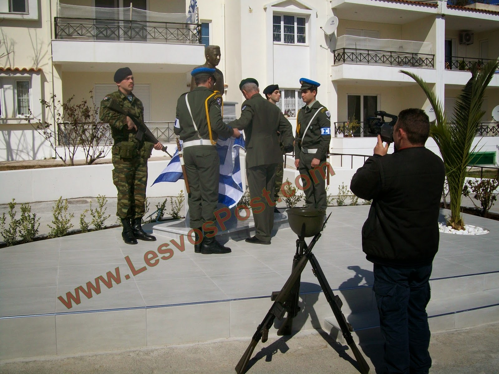 Αποκαλυπτήρια προτομής του Ανχη (ΠΖ) ΚΩΝ/ΝΟΥ ΠΟΛΥΖΩΝΗ στη Βαρειά Μυτιλήνης (ΒΙΝΤΕΟ,ΦΩΤΟ) - Φωτογραφία 26