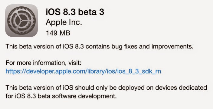 Πώς να εγκαταστήσετε το iOS 8.3 beta 3 χωρίς λογαριασμό προγραμματιστή - Φωτογραφία 6