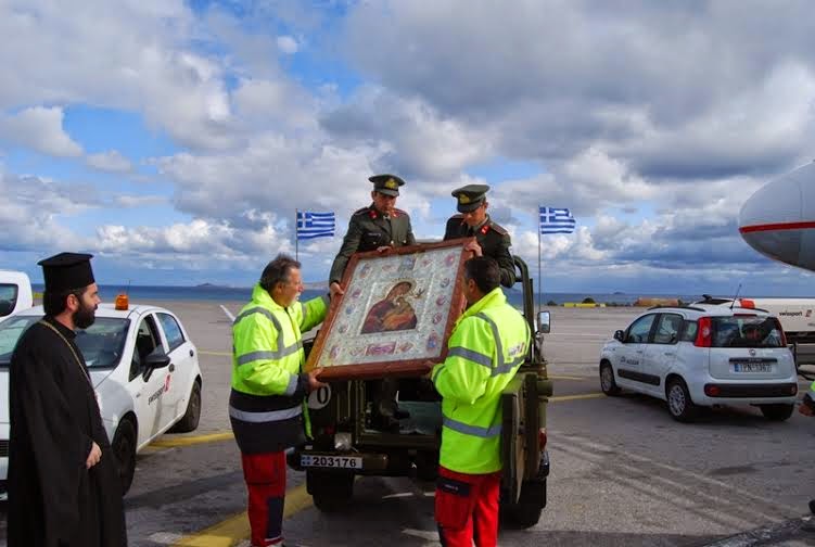 ΥΠΟΔΟΧΗ ΙΕΡΑΣ ΕΙΚΟΝΑΣ «ΠΑΝΑΓΙΑΣ ΦΟΒΕΡΑΣ ΠΡΟΣΤΑΣΙΑΣ» ΑΠΟ ΤΟ ΑΓΙΟ ΟΡΟΣ ΣΤΗ ΣΕΑΠ - Φωτογραφία 2