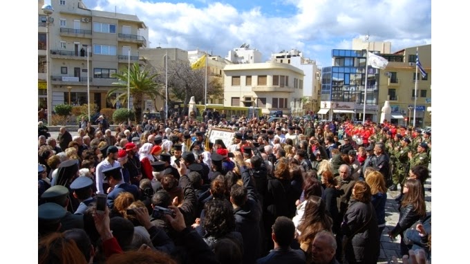 6177 - Ηράκλειο: Με τιμές η υποδοχή της θαυματουργής εικόνας «Η Φοβερά Προστασία» - Φωτογραφία 6