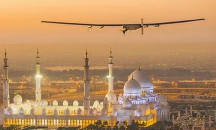 Ο γύρος του κόσμου χωρίς καύσιμα: Το Solar Impulse-2 απογειώθηκε από το Αμπού Ντάμπι [photos] - Φωτογραφία 1