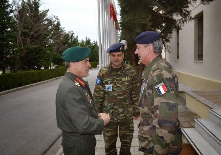 Επίσκεψη του νέου Διοικητή της 1ης Στρατιάς Αντιστράτηγου Ιωάννη Ηλιόπουλου στο Ευρωπαϊκό Στρατηγείο Λάρισας - Φωτογραφία 1