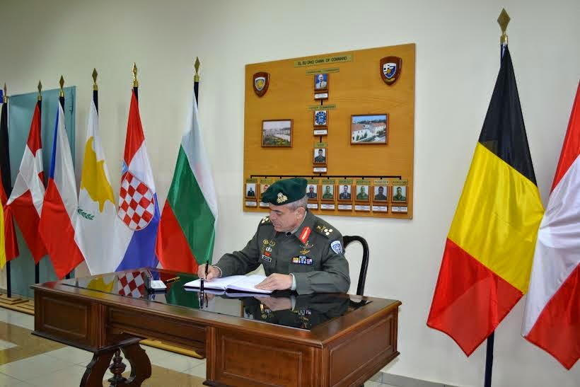 Επίσκεψη του νέου Διοικητή της 1ης Στρατιάς Αντιστράτηγου Ιωάννη Ηλιόπουλου στο Ευρωπαϊκό Στρατηγείο Λάρισας - Φωτογραφία 3