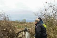 Λαμία: Είχε άγιο γυναίκα οδηγός που έπεσε μέσα σε χαντάκι [photos]