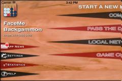 FaceMe Backgammon: AppStore free today....για τους ταβλαδόρους