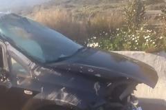 Λαμία: Δυο τραυματίες σε τροχαίο