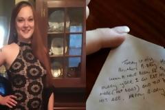 Άφησε 36$ φιλοδώρημα και έφυγε αφήνοντας ένα σημείωμα - Η σερβιτόρα, όταν το διάβασε ξέσπασε σε λυγμούς... [photos]