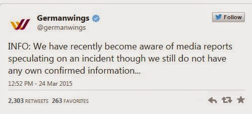 Απίστευτο tweet της Germanwings για τη συντριβή αεροσκάφους της - Δε το χωράει ανθρώπου νους... [photo] - Φωτογραφία 2