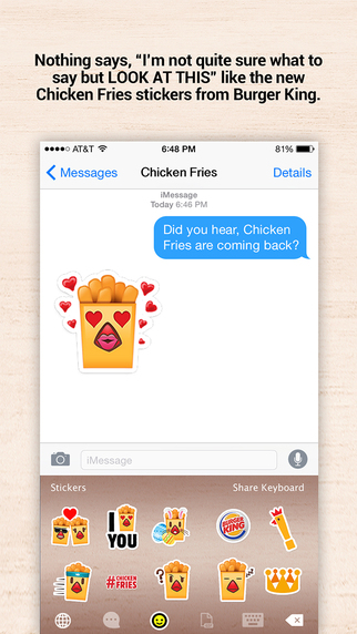 Chicken Fries Keyboard: AppStore new free...ένα πληκτρολόγιο με κοτόπουλα - Φωτογραφία 4
