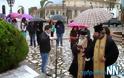 Υπο βροχή η κατάθεση στεφάνων στο Τρίκορφο Ναυπακτίας... - Φωτογραφία 5