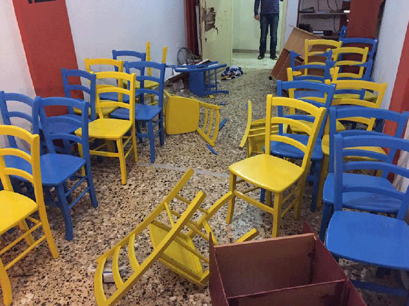 Αναβρασμός στα Χανιά - Έσπασαν τα γραφεία της Χρυσής Αυγής - Φωτογραφία 5