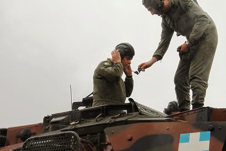 Πυροβολητής σε Leopard 2 HEL ο ΥΦΕΘΑ Νίκος Τόσκας στον Έβρο - Φωτογραφία 28