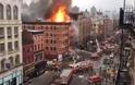 Νέα Υόρκη: 2 αγνοούμενοι και 25 τραυματίες μετά την κατάρρευση κτιρίων