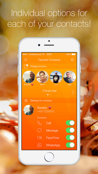Favorite Contacts Launcher: AppStore free widget...επικοινωνία από παντού - Φωτογραφία 3
