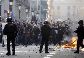 Ισπανία: Χιλιάδες αστυνομικοί στη Βαρκελώνη για τη σύνοδο της ΕΚΤ - Φωτογραφία 1