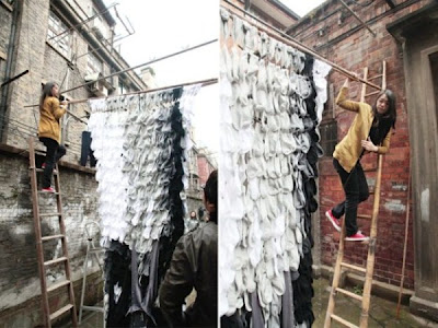 Πορτρέτο φτιαγμένο από κάλτσες! - Φωτογραφία 2