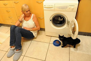 Έβαλε την γάτα στο πλυντήριο! - Φωτογραφία 1