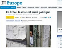 Le Monde: «Στην Ελλάδα η κρίση είναι πολιτική» - Φωτογραφία 1