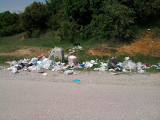Αναγνώστης αναφέρει για πολλά σκουπίδα στο δάσος Κουρί στη Θεσσαλονίκη - Φωτογραφία 1