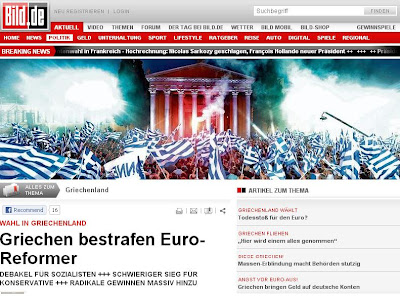 Bild: Οι Έλληνες τιμώρησαν τους μεταρρυθμιστές του ευρώ - Φωτογραφία 2