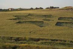 Περίεργο αγροτογλυφικό στο Riesi στην Σικελία στις 7 Μαΐου