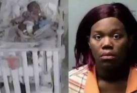 Κάμερες νοσοκομείου κατέγραψαν μητέρα να προσπαθεί να πνίξει το 5 μηνών μωρό της - Φωτογραφία 1