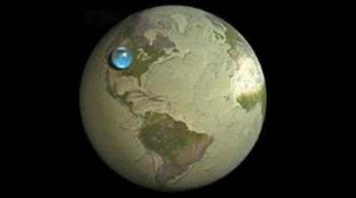Όλο το νερό του πλανήτη συγκεντρωμένο σε μια σφαίρα - Φωτογραφία 1