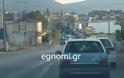 Σφοδρή σύγκρουση αυτοκινήτων στη Χαλκίδα - Φωτογραφία 2