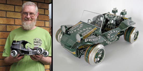 Αυτοκίνητα φτιαγμένα από κουτάκια αναψυκτικών & μπύρας (Photos) - Φωτογραφία 3