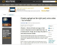 Reuters για Χρυσή Αυγή: Ποιοι τους ψήφισαν; - Φωτογραφία 1