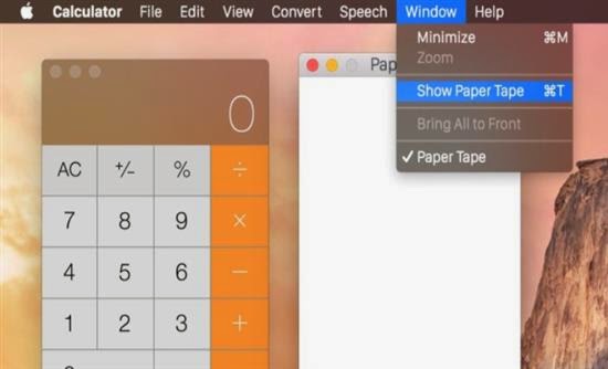 Πώς να εμφανίσετε το Paper Tape στην εφαρμογή Calculator στο Mac - Φωτογραφία 1