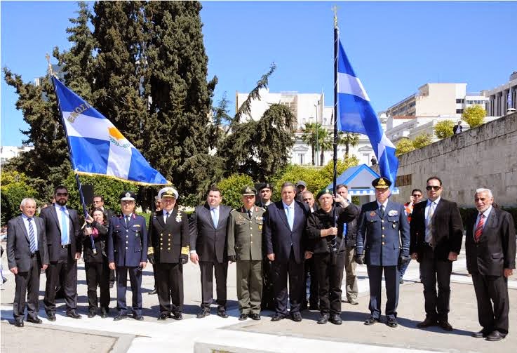 Παρουσία ΥΕΘΑ Πάνου Καμμένου στις εκδηλώσεις για την Εθνική Επέτειο του Κυπριακού Απελευθερωτικού Αγώνα - Φωτογραφία 14