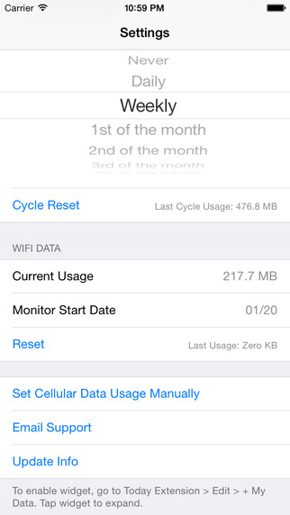 My Data Widget: AppStore free today...παρακολουθήστε τα δεδομένα σας - Φωτογραφία 6