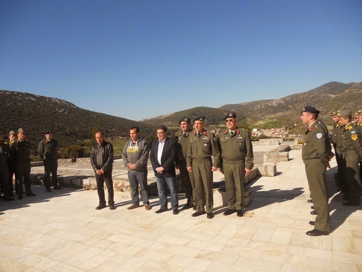 Προσκυνηματική επίσκεψη Τιμής και Μνήμης των σπουδαστών της Στρατιωτικής Σχολής Ευελπίδων στο Δίστομο - Φωτογραφία 4
